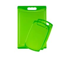 Schneidebretter-SET grün 3x Schneidebretter aus hochwertigem Kunststo