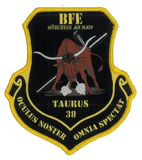 Abzeichen Patch Polizei Hessen BFE Mühlheim Taurus 38 bunt