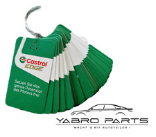 10 x CASTROL Ölzettel