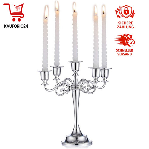 Kerzenständer armig silber - kerzenständer,