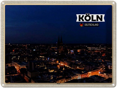Blechschild 30x40 köln - cm,