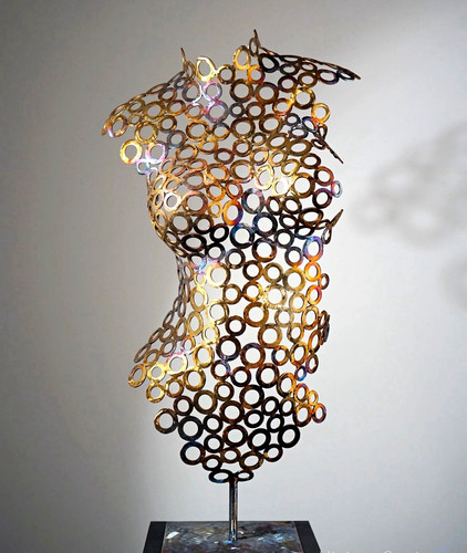 Metallskulptur abstrakter