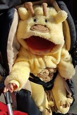 Giraffe Baby Overall Einteiler Teddyanzug Plüschanzug Winteranzug Gelb Gr 74 80