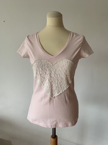 Herz shirt 38 spitze - t-shirt,,