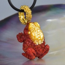 Toad Frosch Hängelampe Rot