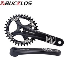 BUCKLOS 104BCD Kurbelgarnitur 170mm Kurbel 30-42T Schmal Breit MTB Kettenblatt