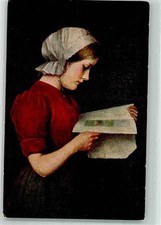 39898131 - sign. Buchner , Georg  Maedchen mit einer Haubenmuetze Verlag