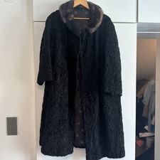 Wunderbarer Persianer Echtpelz Gr 44 Mit Echtnerz Kragen