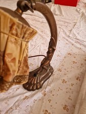 Tischlampe Jugendstil Bronze