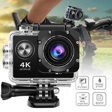 Action Cam 4K 20MP Sport Camera WiFi Helmkamera Wasserdichte Kamera für Cycling