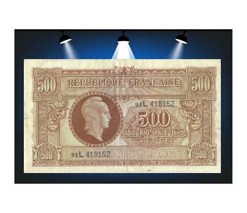 500 francs tresor - tresor, 1945