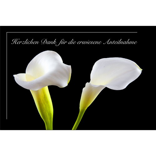 Edle trauerkarten - edle,