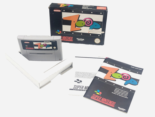 Zoop super nintendo snes - super,