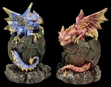 Drachen Figuren 2er Set -