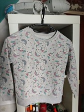 Pullover mit Einhörnern Gr.122 von Primark