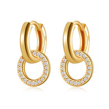 Klapp Creolen Doppelreihen