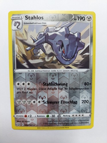 Pokemon stahlos 099 - stahlos, 099/163