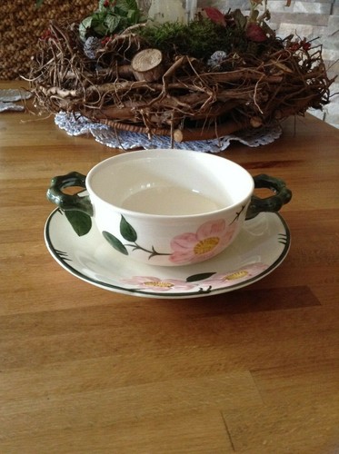 Wildrose suppentasse mit - suppentasse,