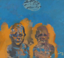 Thomas John (1957-2021 München) Acrylgemälde Graffiti Comic Style Porträt (21)