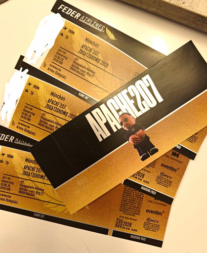 Apache 207 konzert 2026 - 207, 01.10.2026