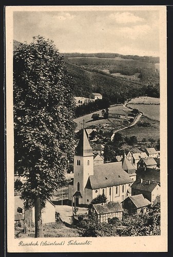 Ansichtskarte ramsbeck - ansichtskarte,