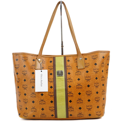 Mcm stripe shopper handtasche - mcm,