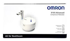 OMRON X105 Advanced Inhalator Behandlung der Atemwege Erwachsene und Kinder Weiß