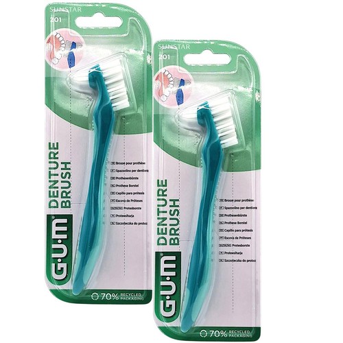 Gum prothesenbürste - 2x,