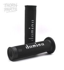 Domino Griffe Lenkergriffe Motorrad Griffgummis Grau 22/24mm UNIVERSAL