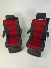 VW T5 T6 Original Drehsitz Anthrazit Duo Rot Multivan Comfortline