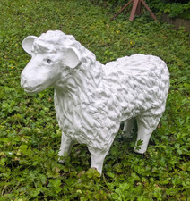 Schaf Schäfchen Tierfigur Dekoration  Figur Skulptur Garten Deko ,original Größe