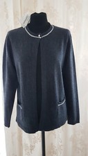 MARK ADAM Cardigan Strickjacke mit offener Vorderseite Wolle/Cashmir Gr. 38