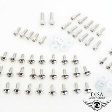 Verkleidungsschrauben SET Chrom für Yamaha Aerox MBK Nitro AC LC 50 Roller