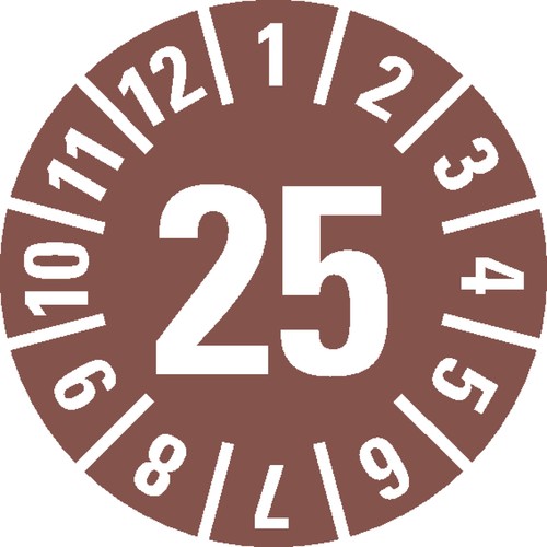 Aufkleber prüfplakette - aufkleber, 25