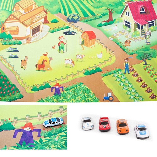 Spielmatte mit autos - mit,