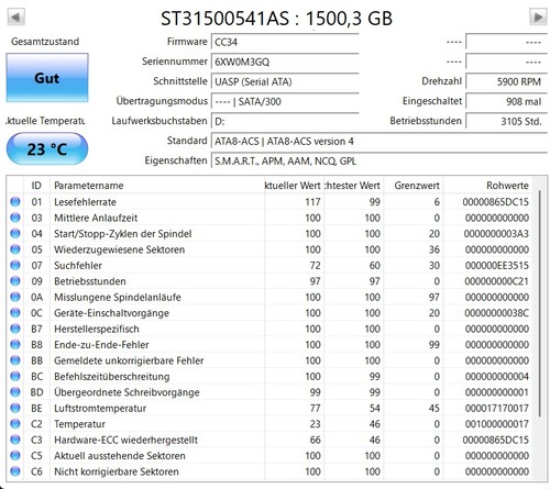 Seagate barracuda 5tb - seagate, 1,5tb