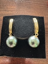 Tahiti Perlen Ohrstecker 750