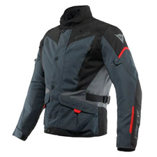 MOTORRADJACKE DAINESE HERREN TEMPEST 3 D-DRY® WASSERDICHT EBONY BLACK LAVA RED