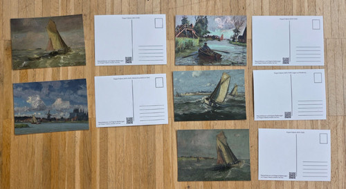 Eine kunstpostkarte poppe - je,