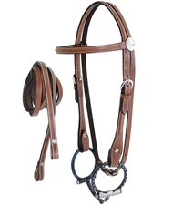 Leder-Westernzaum komplett mit