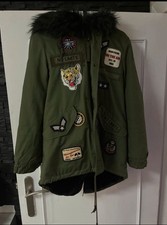 Zara Women Parka Jacke Fell