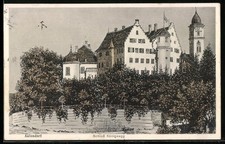 Künstler-AK Aulendorf, Blick auf Schloss Königsegg 