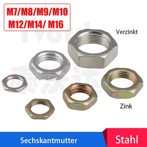 Sechskantmutter flache muttern - flache,