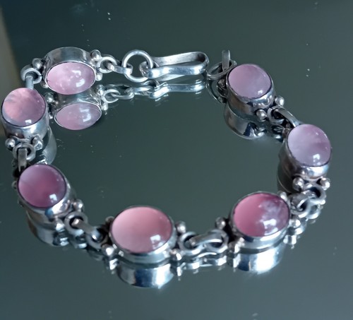 Sterlingsilber rosenquarz - sterlingsilber,
