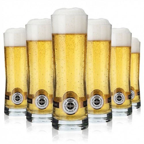 Warsteiner bier glas - 6x,