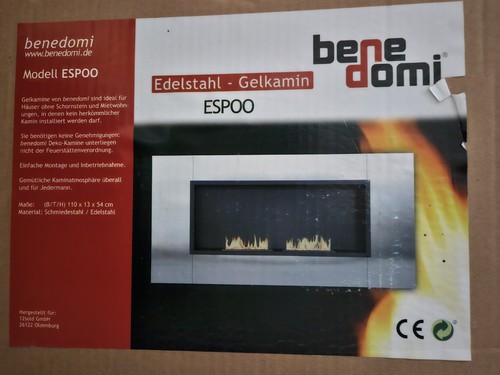 Benedomi edelstahlkamin gel - benedomi,