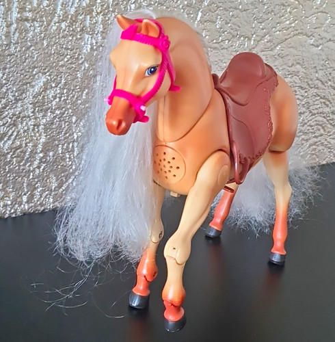 Puppenpferd beige weiß - beige/weiß, mit