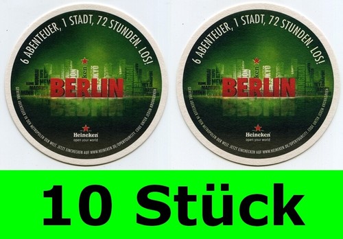 Stück bierdeckel heineken - 10,