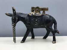 Altes Feuerzeug Tischfeuerzeug Esel Bronze Metall Antik Alt Selten