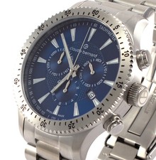 Claude Bernard by Edox - Classic Chronograph - 10256 3M BUI Herrenuhr Armbanduhr